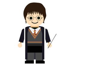 4063129119639 - Wandtattoo WALL-ART Spielfigur Harry Potter Deko Wandtattoos Gr B H T 76 cm x 120 cm x 01 cm bunt Wandtattoos Wandsticker selbstklebend entfernbar