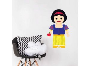 4063129119745 - Wandtattoo WALL-ART Spielfigur Schneewittchen Wandtattoos Gr B H T 40 cm x 69 cm x 01 cm bunt Kinder Wandtattoo Wandtattoos