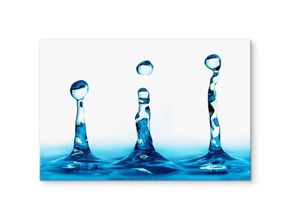 4063129121045 - Küchenrückwand WALL-ART Spritzschutz Wasser Tropfen Spritzschutzwände Gr B H 60 cm x 40 cm bunt Küchendekoration Herd Waschbecken Wandschutz