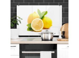 4063129121335 - Spritzschutz Lemons Zitrone 100x70cm Wandschutz Küchenrückwand - Gelb