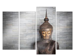 4063129123599 - Mehrteilige Bilder WALL-ART Thailand Buddha Set (4 teilig) Gr B H T 216 cm x 150 cm x 04 cm 4 St bunt (mehrfarbig) Mehrteilige Bilder Glasposter modern