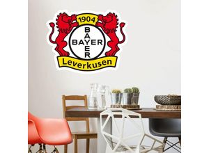 4063129126699 - Wandtattoo WALL-ART Bayer 04 Leverkusen Logo Wandtattoos Gr B H T 60 cm x 76 cm x 01 cm - bunt (mehrfarbig) Wandtattoos Wandsticker selbstklebend entfernbar