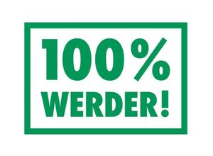 4063129126811 - Wandtattoo WALL-ART Werder Bremen 100% Wandtattoos Gr B H T 40 cm x 28 cm x 01 cm grün Wandtattoo Wandtattoos Fußball