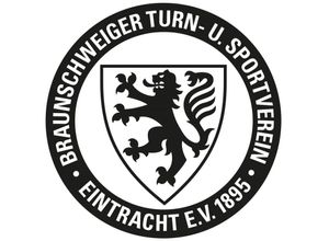 4063129127078 - Wandtattoo WALL-ART Eintracht Braunschweig Logo Wandtattoos Gr B H T 110 cm x 110 cm x 01 cm - schwarz Wandtattoos Geographie selbstklebend entfernbar