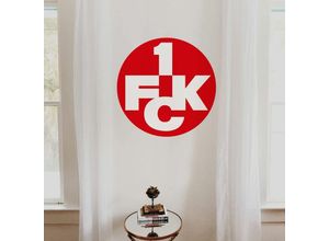 4063129127948 - Wandtattoo WALL-ART 1FC Kaiserslautern Logo Wandtattoos Gr B H T 60 cm x 60 cm x 01 cm rot Wandtattoo Wandtattoos Fußball