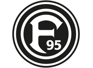 4063129128105 - Wandtattoo WALL-ART Fortuna Düsseldorf Logo Wandtattoos Gr B H T 100 cm x 100 cm x 01 cm - schwarz Wandtattoos Wandsticker selbstklebend entfernbar