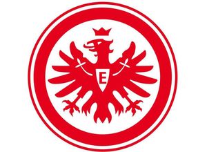 4063129128204 - Wandtattoo WALL-ART Eintracht Frankfurt Logo Wandtattoos Gr B H T 80 cm x 80 cm x 01 cm rot Wandtattoo Wandtattoos Fußball