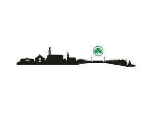 4063129128303 - Wandtattoo WALL-ART SpVgg Greuther Fürth Skyline Wandtattoos Gr B H T 120 cm x 20 cm x 01 cm bunt (mehrfarbig) Wandtattoo Wandtattoos Fußball