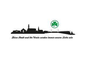 4063129128402 - Wandtattoo WALL-ART SpVgg Greuther Fürth Kleeblatt Wandtattoos Gr B H T 200 cm x 41 cm x 01 cm bunt (mehrfarbig) Wandtattoos Wandsticker selbstklebend entfernbar