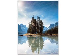 4063129143061 - Poster WALL-ART Jasper-Nationalpark Kanada Bilder Gr B H T 24 cm x 30 cm x 01 cm Kanada 1 St bunt Poster Poster Wandbild Bild Wandposter