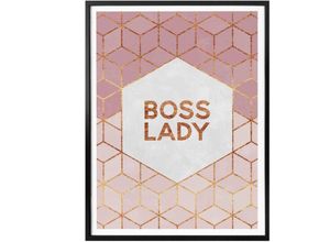 4063129143337 - Poster WALL-ART Boss Lady Bilder Gr B H T 30 cm x 40 cm x 01 cm Personen 1 St bunt Poster