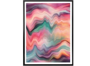 4063129143450 - Poster WALL-ART Regenbogen Marmor Bilder Gr B H T 50 cm x 60 cm x 01 cm Landschaften 1 St bunt Poster