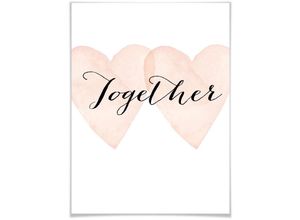 4063129157969 - Poster WALL-ART Together Bilder Gr B H T 100 cm x 120 cm x 01 cm Schriftzug 1 St weiß Poster Poster Wandbild Bild Wandposter 4063129157969 - Poster WALL-ART Together Bilder Gr B H T 100 cm x 120 cm x 01 cm Schriftzug 1 St weiß Poster Poster Wandbild Bild Wandposter