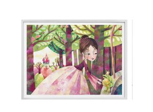 4063129158546 - Poster WALL-ART Märchen Wandbilder Der Froschkönig Bilder Gr B H T 50 cm x 40 cm x 01 cm Geschichten & Märchen 1 St bunt Poster Bilder Poster Wandbild Bild Wandposter