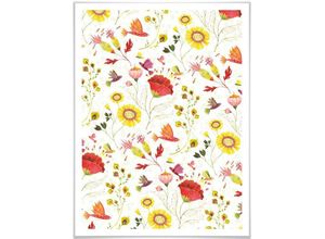 4063129163250 - Poster WALL-ART Märchen Wandbilder Florale Blumen Bilder Gr B H T 30 cm x 40 cm x 01 cm Pflanzen 1 St bunt Poster Bilder Poster Wandbild Bild Wandposter