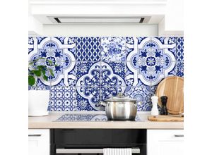 4063129171149 - K&l Wall Art - selbstklebende Fliesenaufkleber Glanz 10x10cm Portugiesische Kacheln blau 12er Set Wandtattoo 4063129171149 - K&l Wall Art - selbstklebende Fliesenaufkleber Glanz 10x10cm Portugiesische Kacheln blau 12er Set Wandtattoo