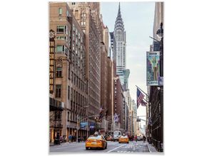 4063129174119 - Poster WALL-ART Chrysler Building New York Bilder Gr B H T 24 cm x 30 cm x 01 cm Gebäude 1 St bunt Poster Poster Wandbild Bild Wandposter