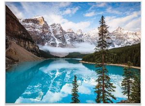 4063129175604 - Poster WALL-ART Banff Nationalpark Kanada Bilder Gr B H T 30 cm x 24 cm x 01 cm Kanada 1 St bunt Poster Poster Wandbild Bild Wandposter