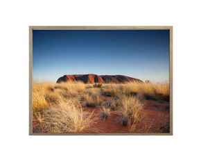 4063129175703 - Poster WALL-ART Ayers Rock Sonnenuntergang Bilder Gr B H T 40 cm x 30 cm x 01 cm Australien 1 St bunt Poster Poster Wandbild Bild Wandposter