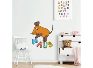 4063129189946 - Kinderzimmer Wandtattoo bunte Deko Buchstaben Aufkleber Sendung 120x143cm - bunt