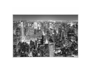 4063129225057 - Wizard Genius - xxl Poster Skyscraper New York Skyline großes Wandposter Kinderzimmer 175x115cm - schwarz