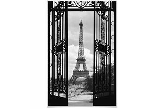 4063129225279 - Wizard Genius - xxl Poster La Tour Eiffel Paris Eiffelturm Wandposter Kinderzimmer 115x175cm - schwarz
