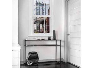 4063129302055 - K&l Wall Art - 3D Wandtattoo Aufkleber Shabby Chic Ausblick Colombo Skyline Brooklyn Bridge Fenster selbstklebend 38x60cm - weiß