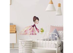 4063129305506 - K&l Wall Art - Wandtattoo Blanz Märchen Zauberwelt Kinderzimmer Aufkleber Der Froschkönig Deko Wandbild selbstklebend 40x29cm - bunt