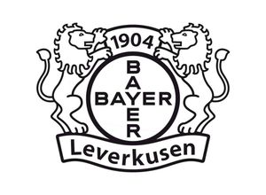 4063129329502 - Bayer 04 Leverkusen - Fußball Wandtattoo Logo Schwarz Löwe Bundesliga Verein Wandbild selbstklebend 120x93cm - schwarz