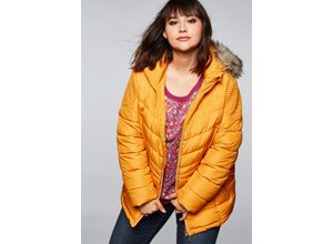 4063134073384 - Große Größen Steppjacke mit abnehmbarer Kapuze curry Gr58