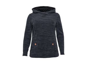 4063134265987 - Große Größen Fleecepullover anthrazit meliert Gr52 54