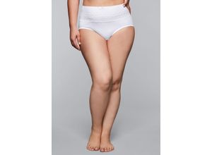 4063134295922 - Große Größen Slip in Panty-Form Doppelpack weiß Gr48 50