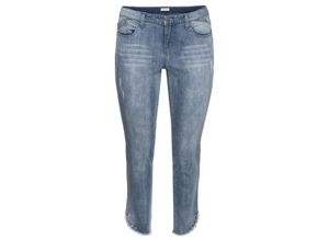 4063134631928 - Große Größen Stretch Jeans SUSANNE in Ankle-Länge blue Denim Gr44