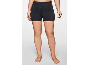 4063134820094 - Große Größen Badeshorts mit Shape-Effekt elastisch schwarz Gr48