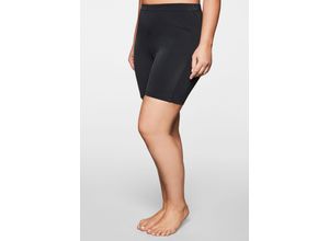 4063134820179 - Große Größen Badehose mit Raffung Shape-Radlerschnitt schwarz Gr48