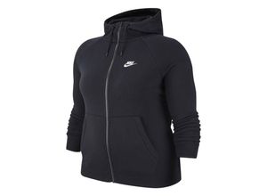 4063135310280 - Große Größen Kapuzensweatjacke schwarz GrXXXL