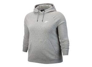 4063135415015 - Große Größen Sportswear Kapuzensweatshirt »WOMEN ESSENTIAL HOODY FLEECE PLUS SIZE« grau meliert GrXL