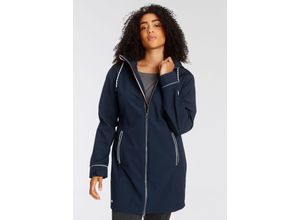 4063135873747 - Große Größen Softshellparka marine Gr40