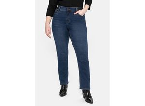 4063135907237 - Große Größen Gerade Jeans mit »Ultimate Stretch« wächst bis 3 Gr mit dark blue Denim Gr2