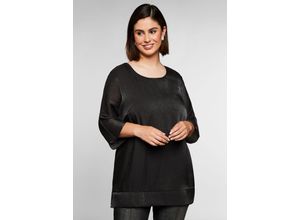 4063135916062 - Große Größen Tunika in leicht glänzender Crinkle-Optik mit 3 4-Arm schwarz Gr54 4063135916062 - Große Größen Tunika in leicht glänzender Crinkle-Optik mit 3 4-Arm schwarz Gr54