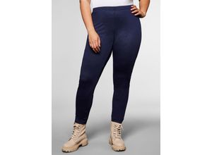 4063135920168 - Große Größen Leggings aus Jersey mit Alloverdruck nachtlila Gr44