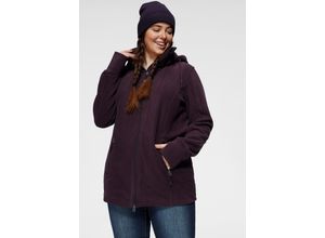 4063136016310 - Große Größen Fleecejacke aubergine Gr40