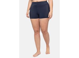 4063136115235 - Große Größen Badeshorts mit Shape-Effekt elastisch marine Gr40