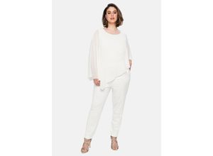 4063136323333 - Große Größen Overall im Lagenlook mit Fledermausärmeln offwhite Gr50