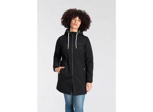 4063136523160 - Große Größen Softshellparka schwarz Gr40