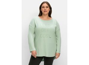 4063136724956 - Große Größen Relax-Shirt mit verlängerter Rückenpartie mint Gr40 42