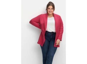 4063136771820 - Große Größen Blazer mit Schalkragen und Taschen orchidee Gr40