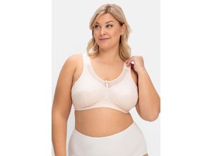 4063136871438 - Große Größen Entlastungs-BH ohne Bügel mit Spitzeneinsatz puder Gr85D