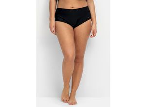 4063136880126 - Große Größen Bikinihose in hohem Schnitt mit Shaping-Einsatz schwarz Gr40