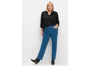 4063136895311 - Große Größen Bodyforming Jeans mit Gummibund und Shaping-Einsatz blue Denim Gr42